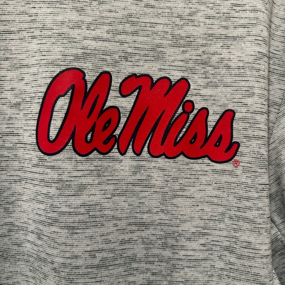 Nike Heather Gray Ole Miss Long Sleeve Dri-Fit Shirt, Men’s M - Picture 2 of 6